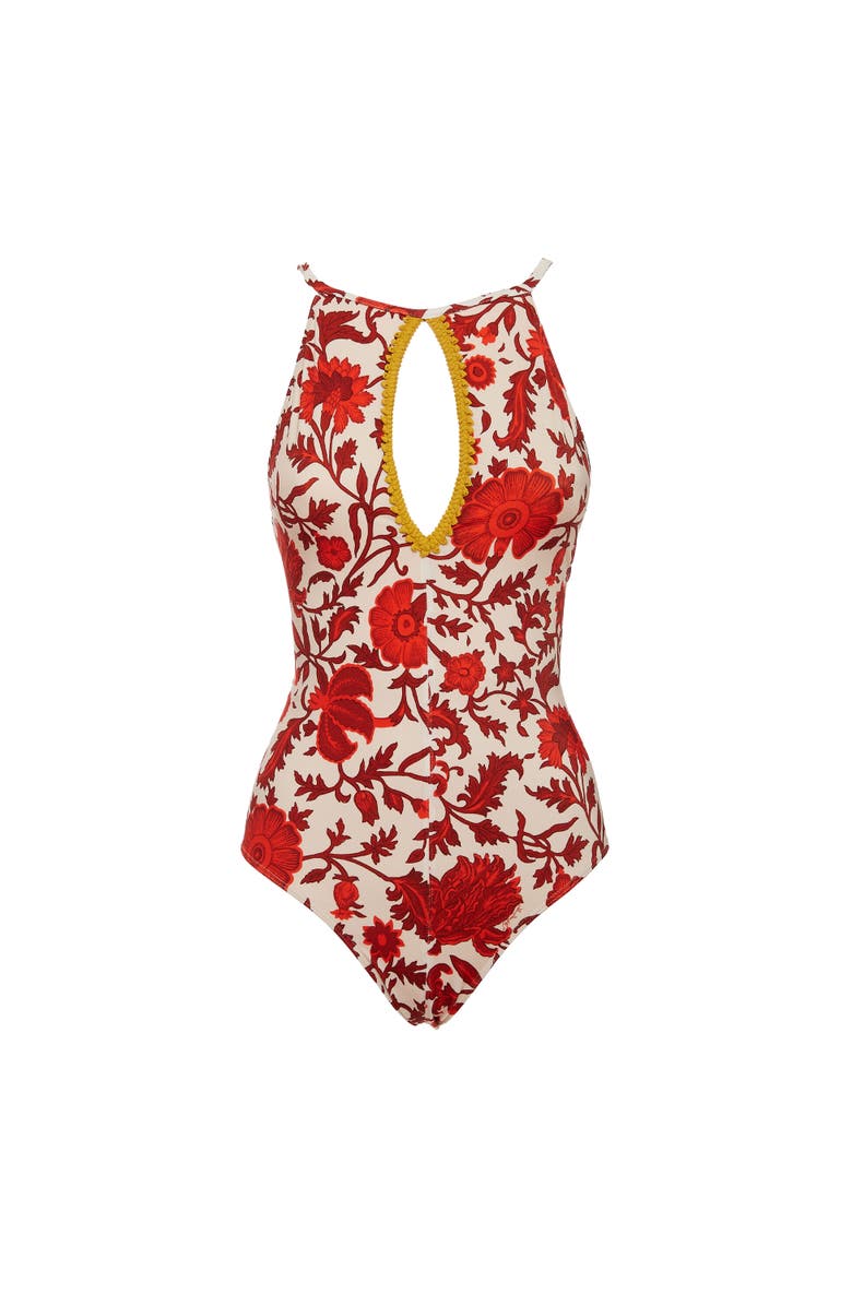 La DoubleJ Fonda Swimsuit, Alternate, color, Dragonflower Mini Red