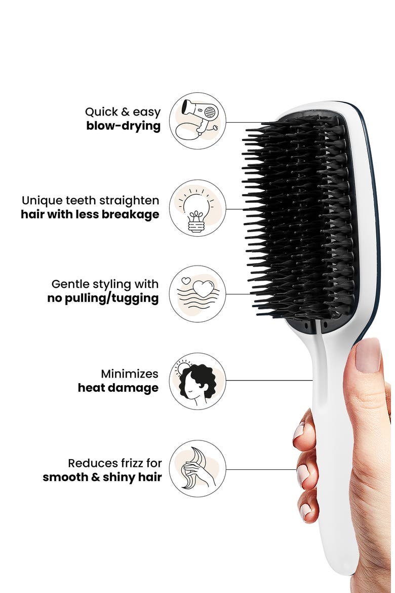 Blow Styling Half Paddle Brush, Alternate, color, NAVY/ CREAM