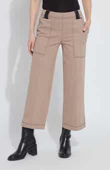 Valerie Crop Wide Leg Knit Jeans