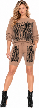 Dai Moda Cavvy Long Sleeve Sweater