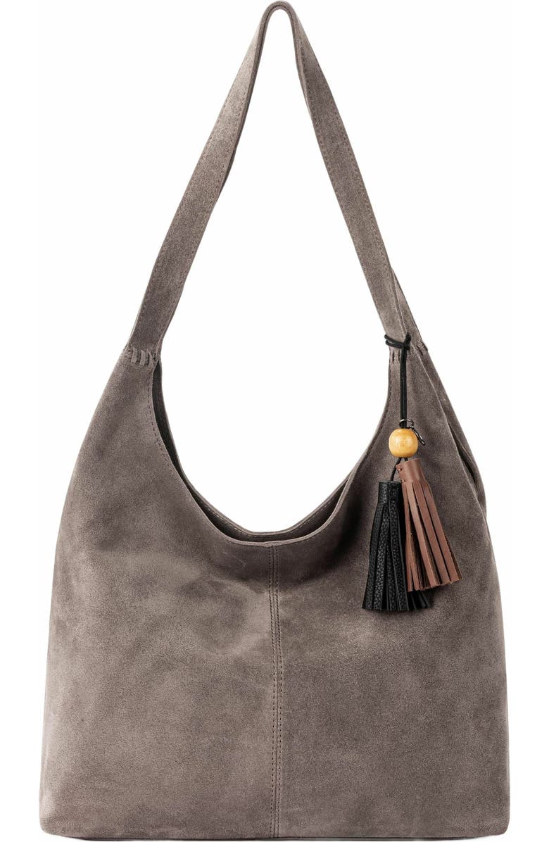 The Sak Huntley Hobo Bag, Main, color, Mushroom Suede