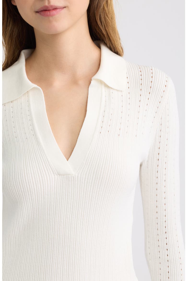 Johnny Collar Sweater, Alternate, color, LIGHTHOUSE