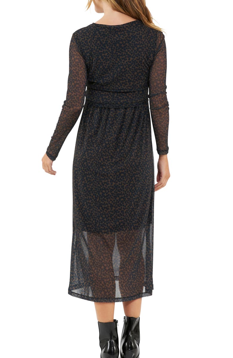Ripe Maternity Jen Long Sleeve Maternity/Nursing Dress, Alternate, color, 