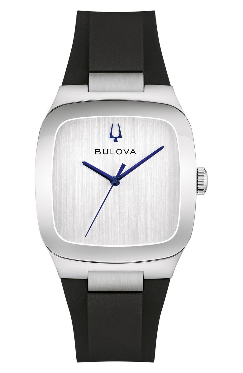 BULOVA Latin Grammy Awards Edition Millennia Silicone Strap Watch, 35mm, Main, color,