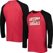 New Era Men's New Era Cardinal Arizona Cardinals Current Raglan Long Sleeve T-Shirt