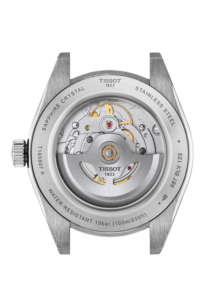 Gentleman Bracelet Watch, 38mm, Alternate, color, SILVER