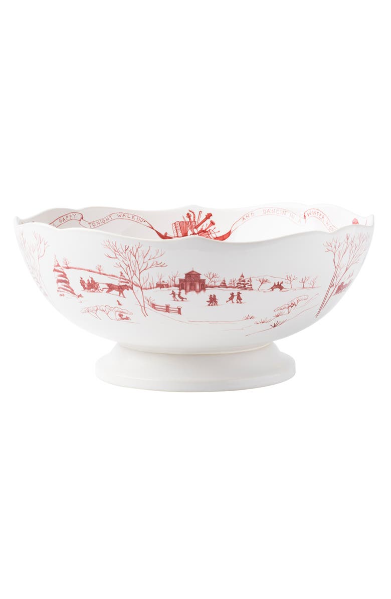 Juliska Country Estate Centerpiece Bowl, Alternate, color, Ruby