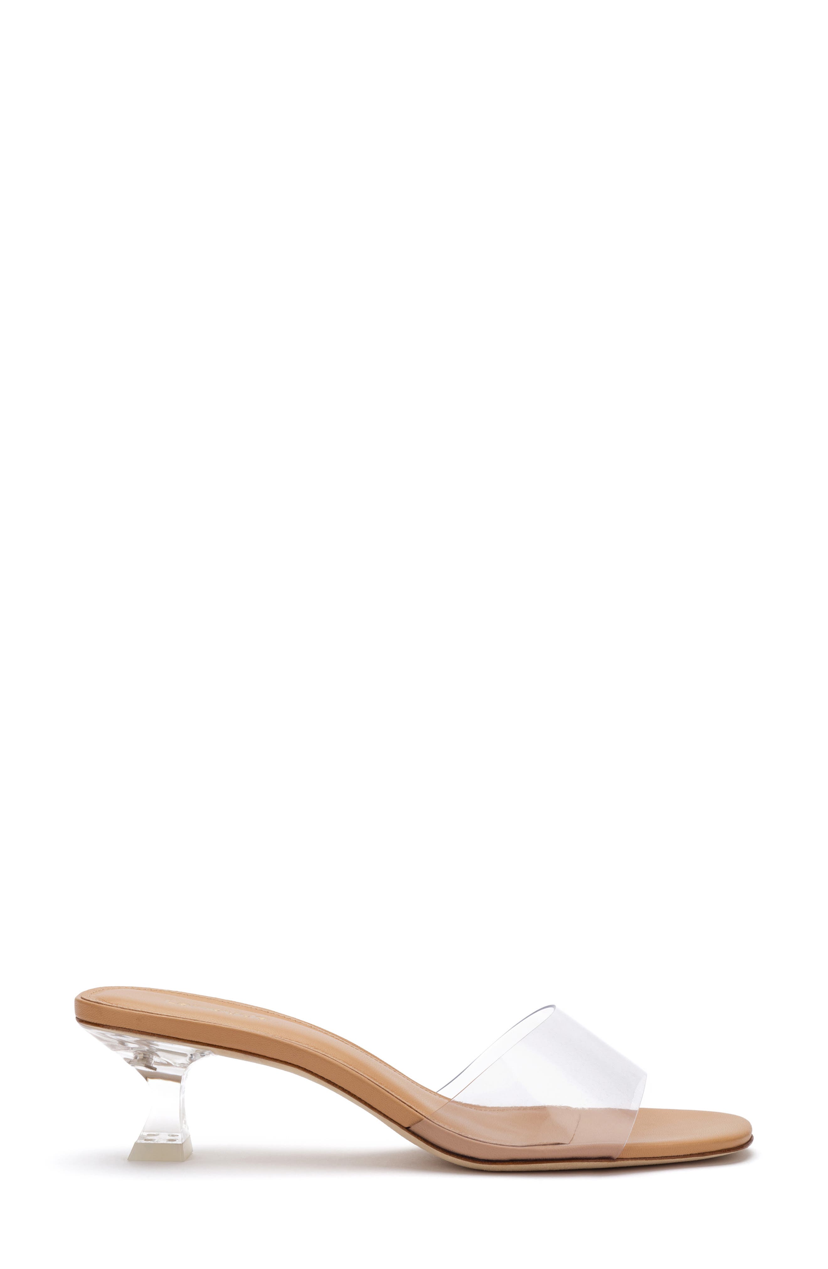 Vivi Lucite Mule, Alternate, color, TAN