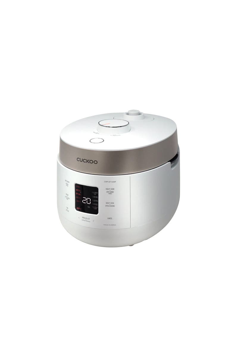 10-Cup (Uncooked) / 20-Cup (Cooked) Twin Pressure Rice Cooker, Alternate, color, White