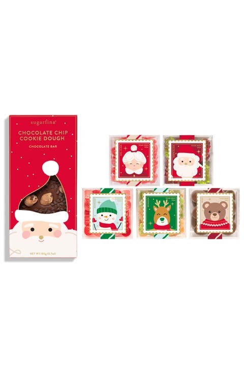 Deck the Halls Chocolate Bar & Candy Cube Set