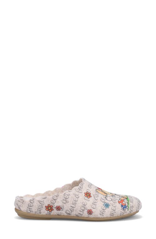 Ron White Lupin Wool Felt Slipper In Gray