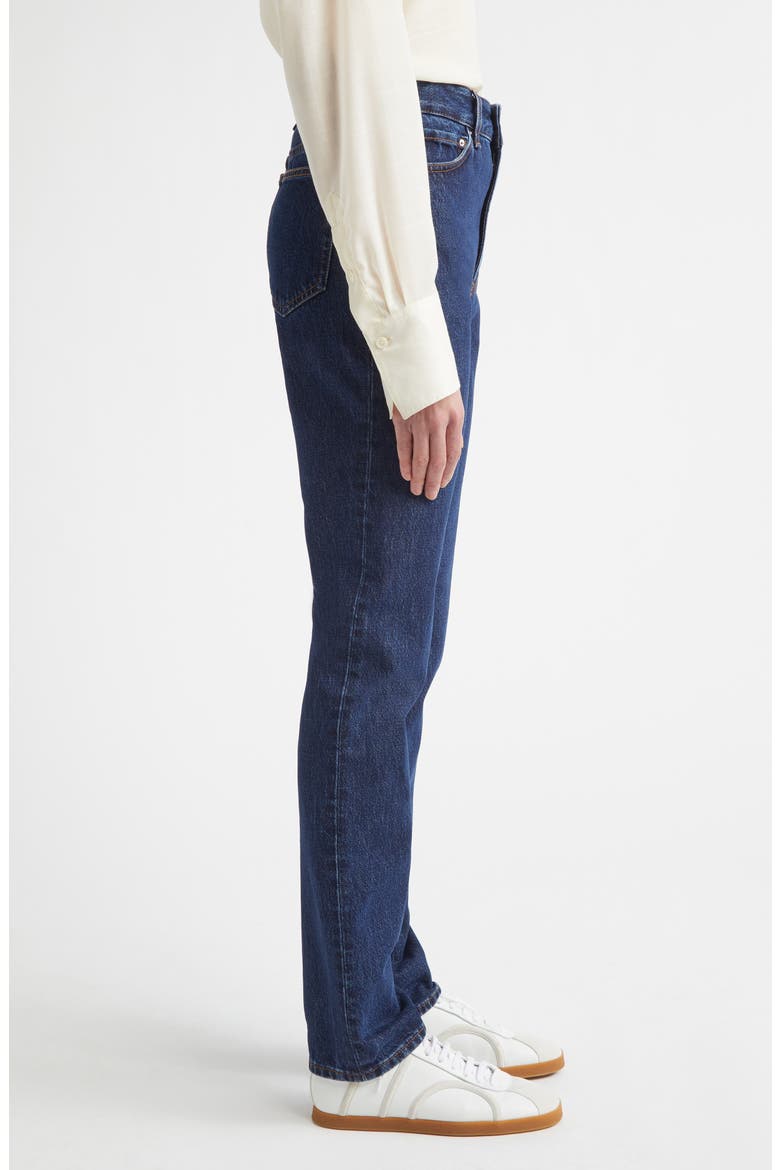 High Waist Slim Leg Jeans, Alternate, color, INDIGO