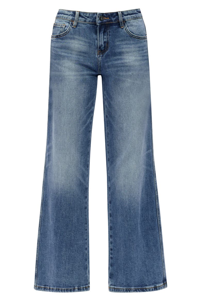 Kristy Ankle Straight Leg Jeans, Alternate, color, CHILLY BLUE