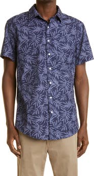 Rodd & Gunn Prebbleton Sport Fit Print Short Sleeve Button-Up Shirt