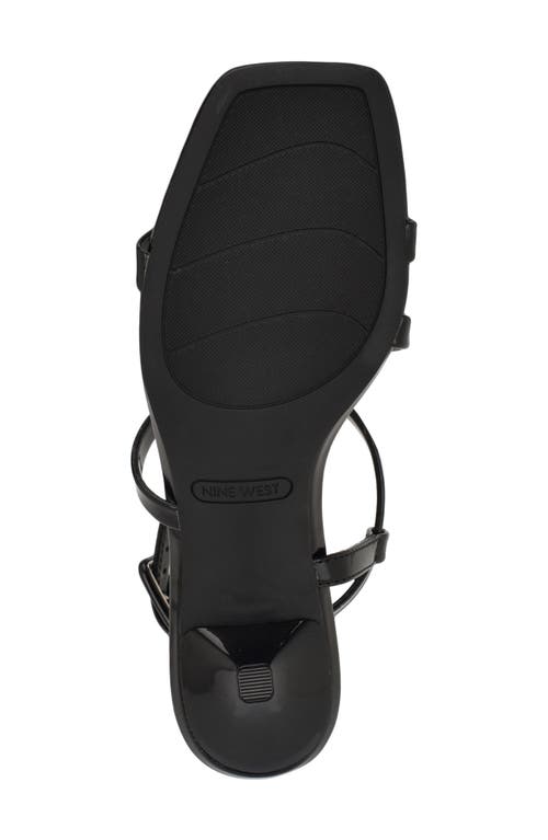 Shop Nine West Hinell Kitten Heel Sandal In Black