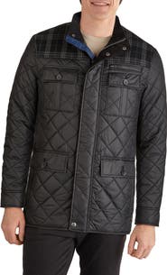 Cole Haan Signature Mixed Media Quilted Jacket