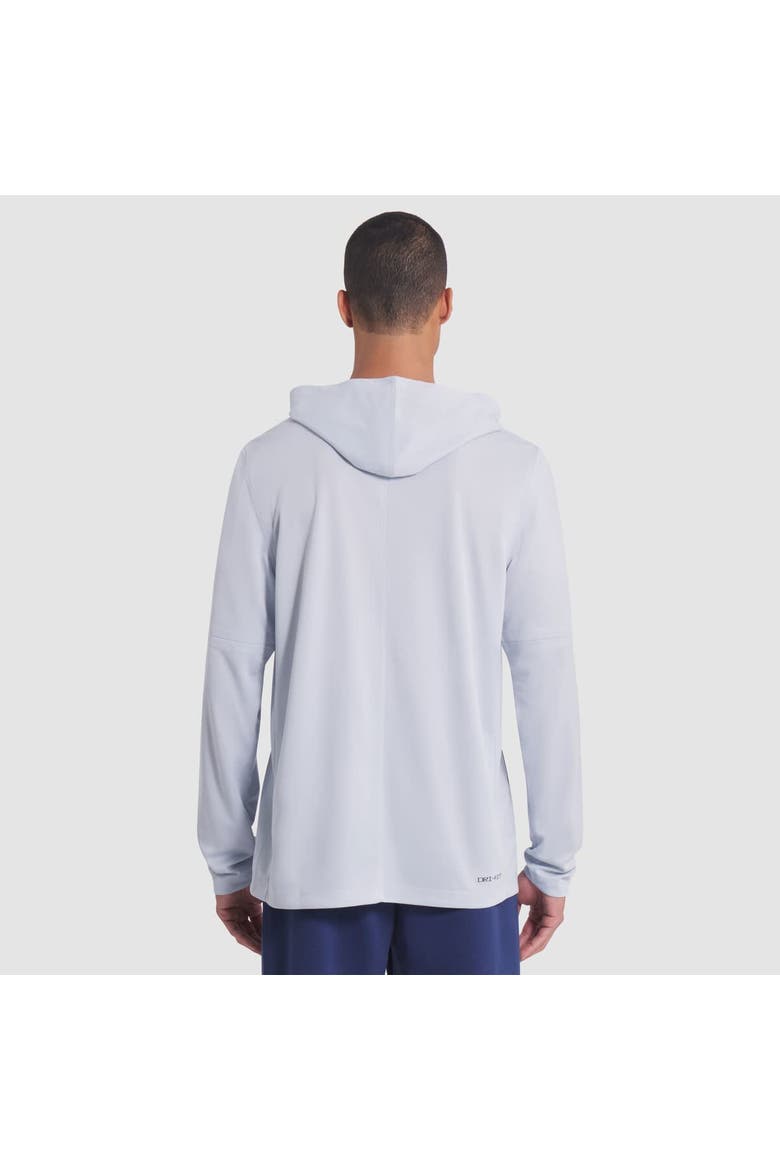 Men's Nike Silver Buffalo Bills 2025 Rivalries Collection Sideline Dri-FIT Long Sleeve Hoodie T-Shirt, Alternate, color, Silver