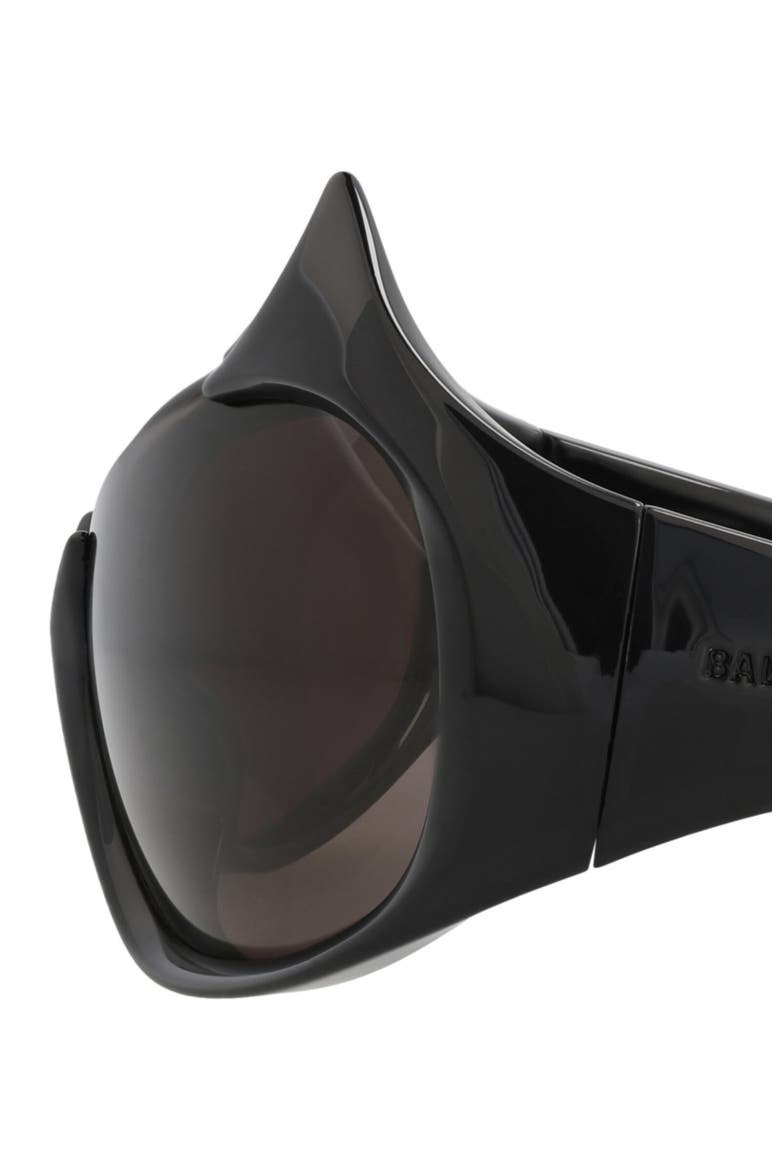 71mm Shield Sunglasses, Alternate, color, BLACK BLACK GREY