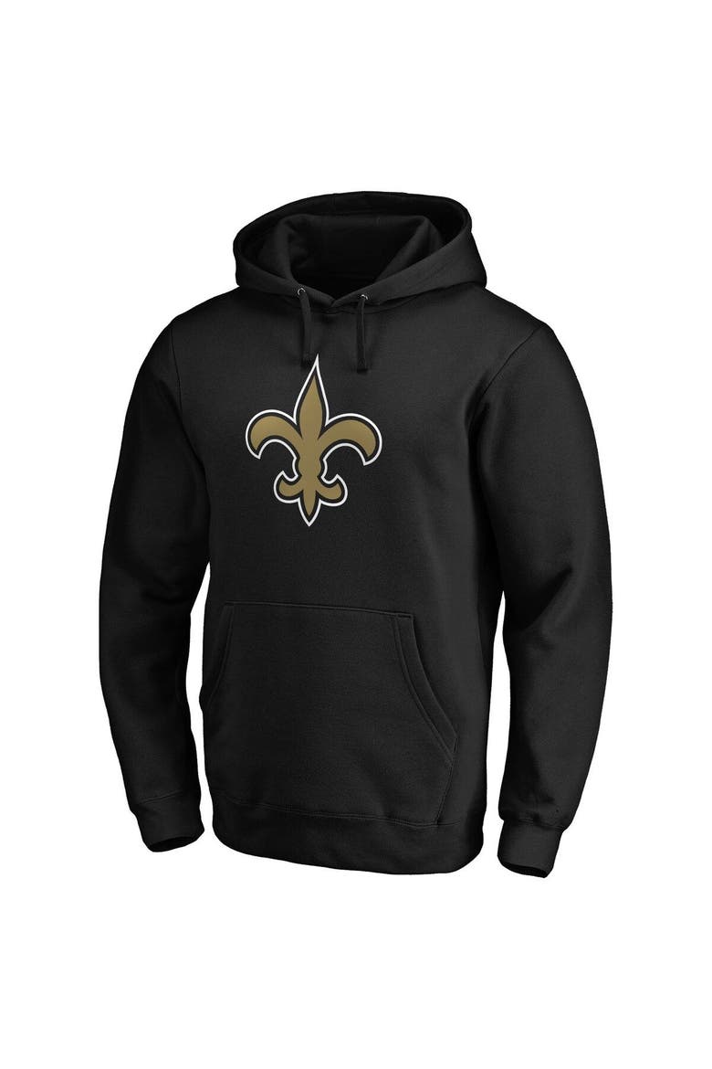 Men's Fanatics Branded Black New Orleans Saints Big & Tall Primary Logo Pullover Hoodie, Alternate, color, BLACK
