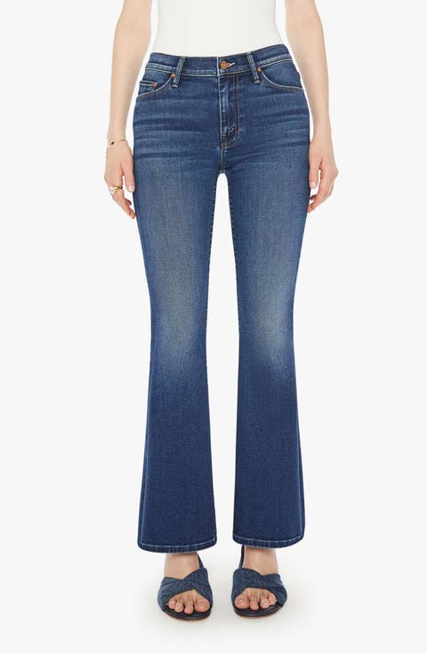 デニム・ジーパン MOTHER Women Denim Pants 105841158A HSN Black SUMMER SALE】MOTHER(マザー)1686-625 THE MID RISE DAZZLER