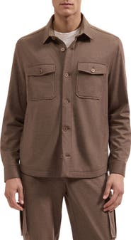 Bugatchi Wool Blend Shirt Jacket
