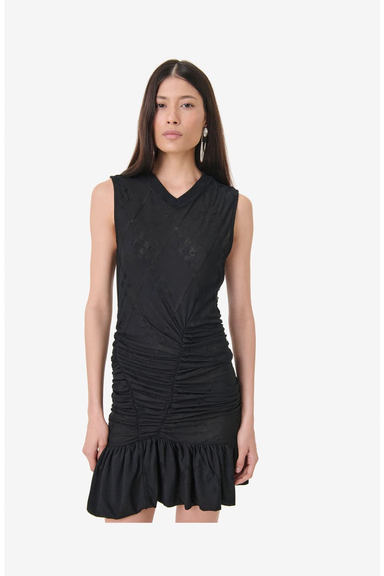The Houle Mini Dress, Alternate, color, BLACK