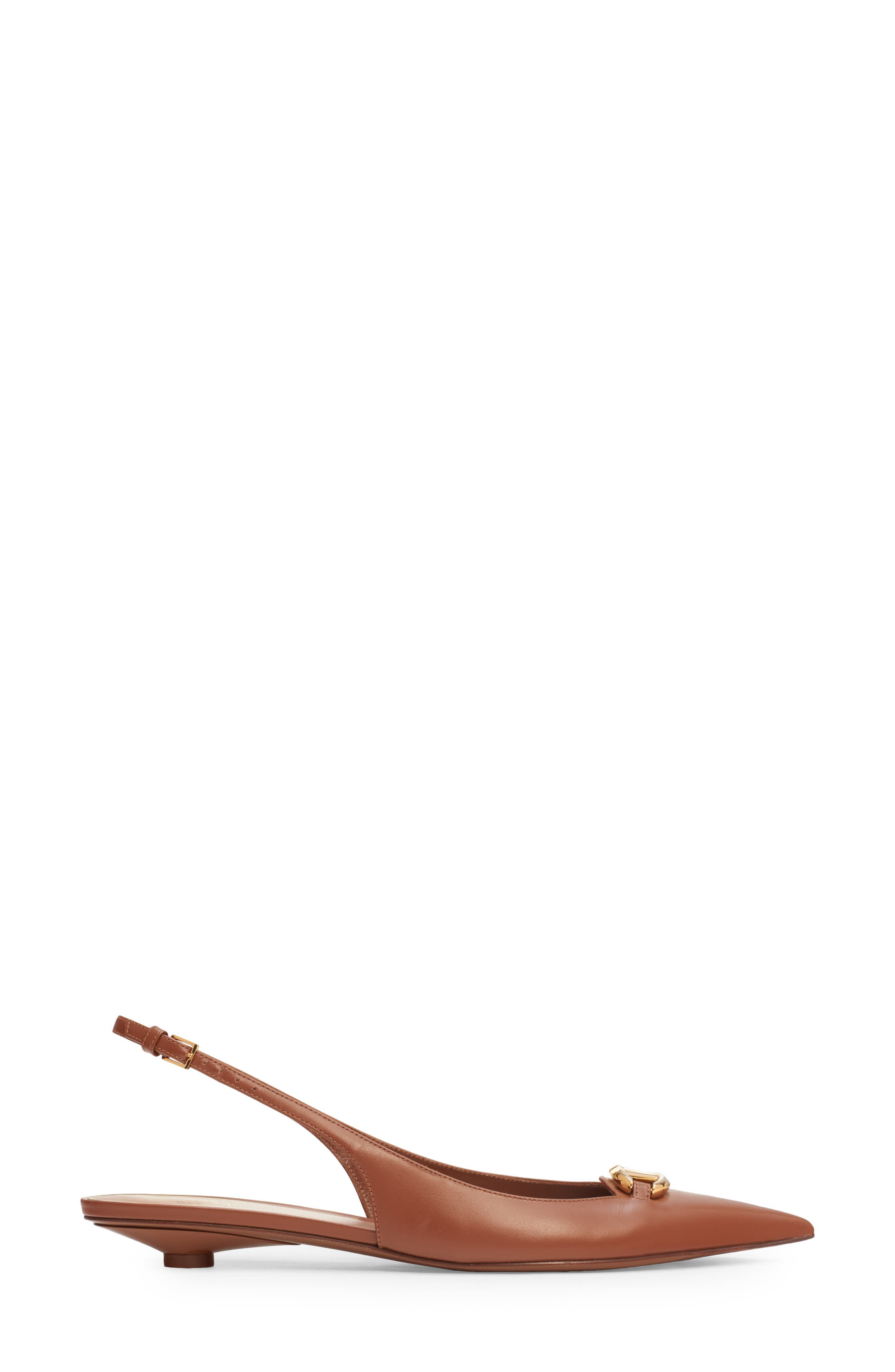 Valentino Garavani VLOGO Moon Pointed Toe Slingback Pump, Alternate, color, 