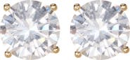 NORDSTROM RACK Sterling Silver Round Cut CZ Studs - 4.00 ctw
