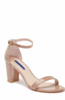 Stuart Weitzman Nearly Nude Ankle Strap Sandal