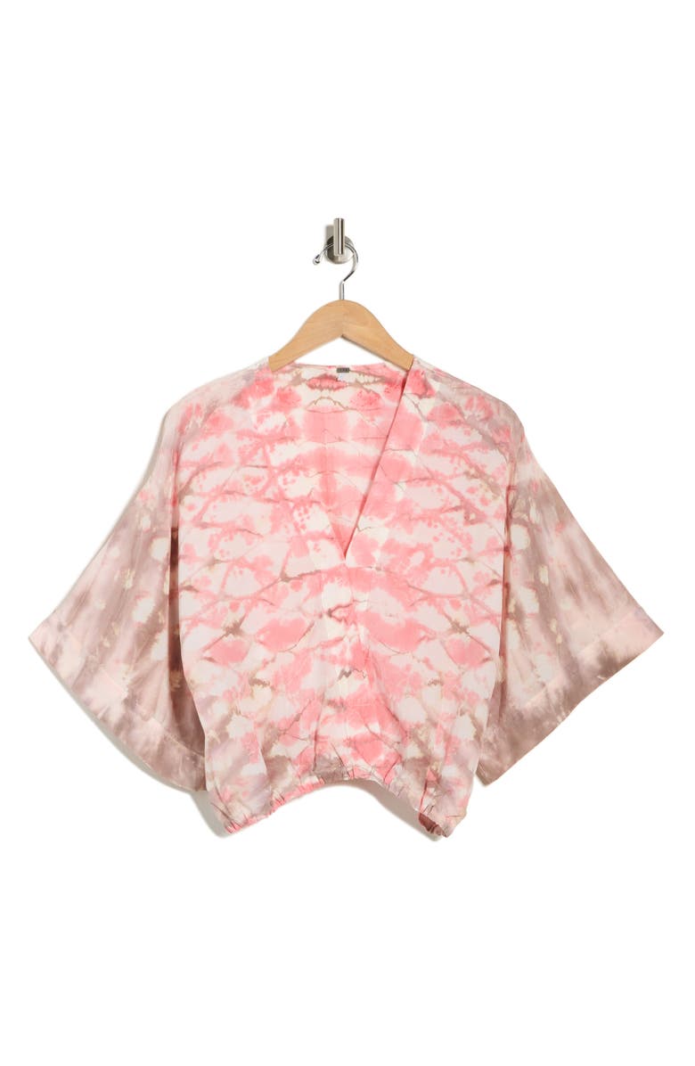 Young, Fabulous & Broke Tia Top, Main, color, Coral Crush Boa Wash