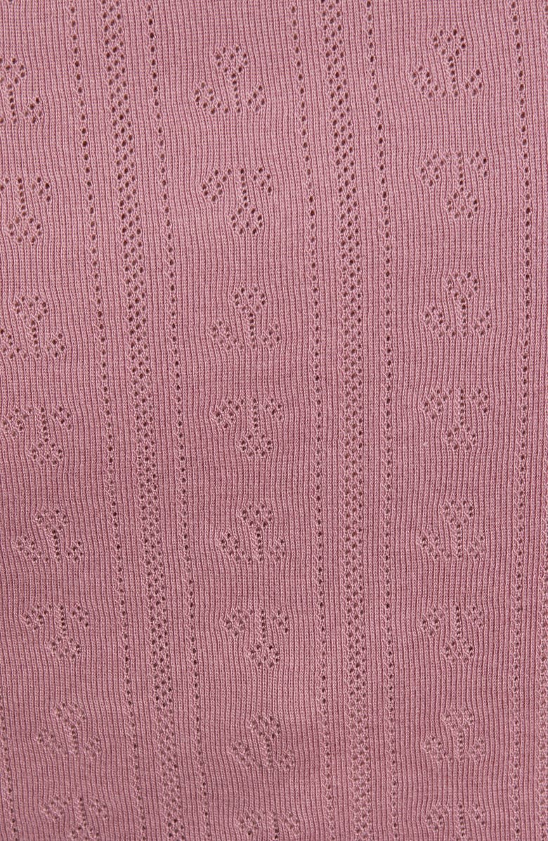 BDG Urban Outfitters Tulip Pointelle Top, Alternate, color, 