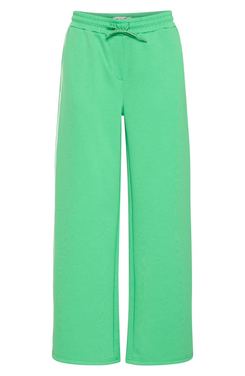 ICHI Ihkate Wide Leg Sweatpants, Alternate, color, Kelly Green