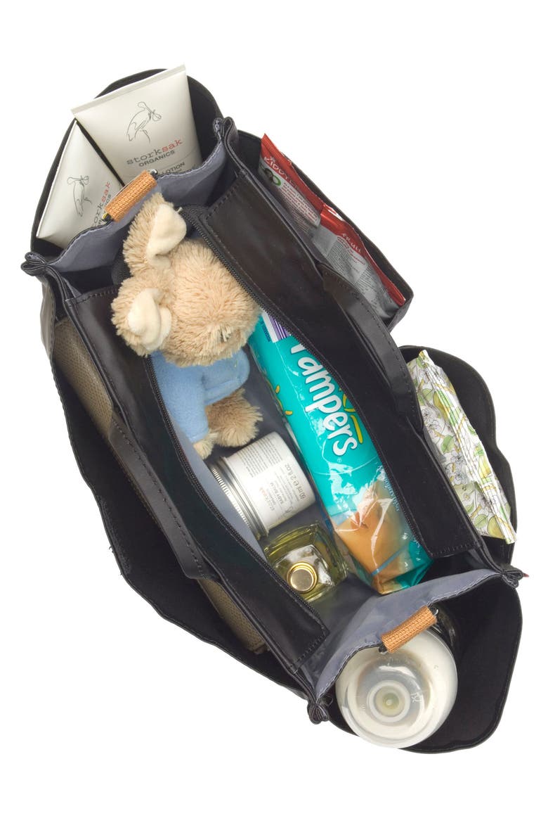 Noa Diaper Bag, Alternate, color, BLACK