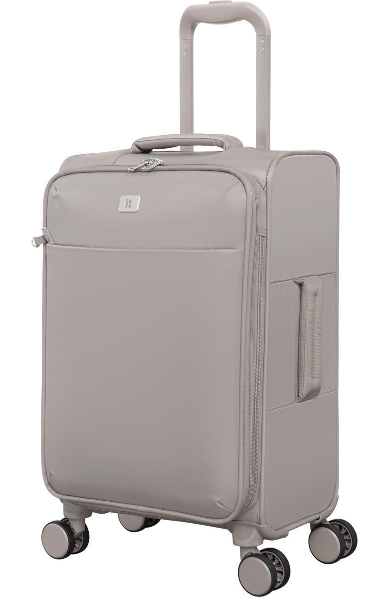 IT LUGGAGE Lustrous Lux 22-Inch Softside Carry-On Luggage, Main, color, Moon Rock