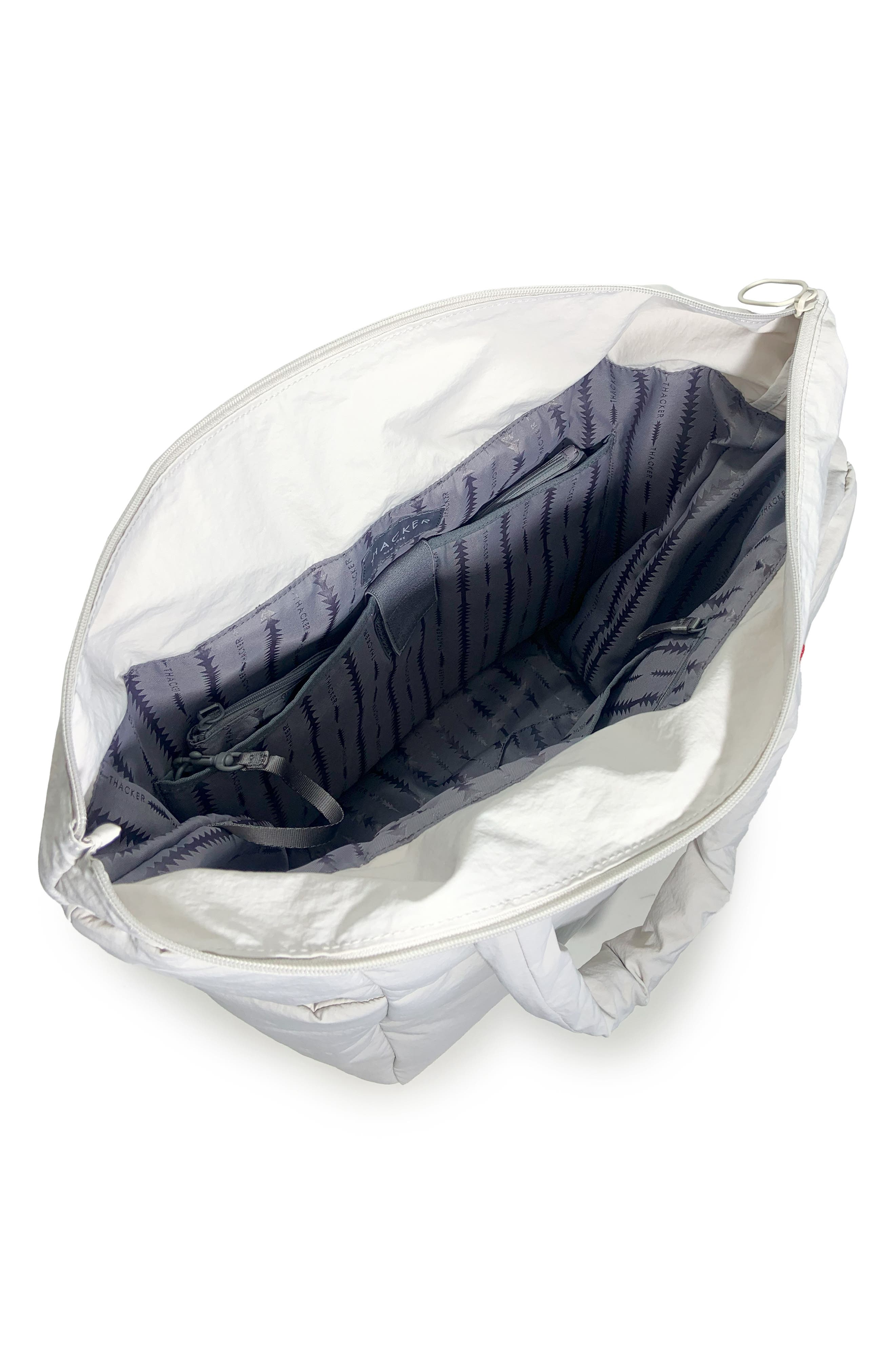 Thacker Quinn Quilted Nylon Tote, Alternate, color, Linen