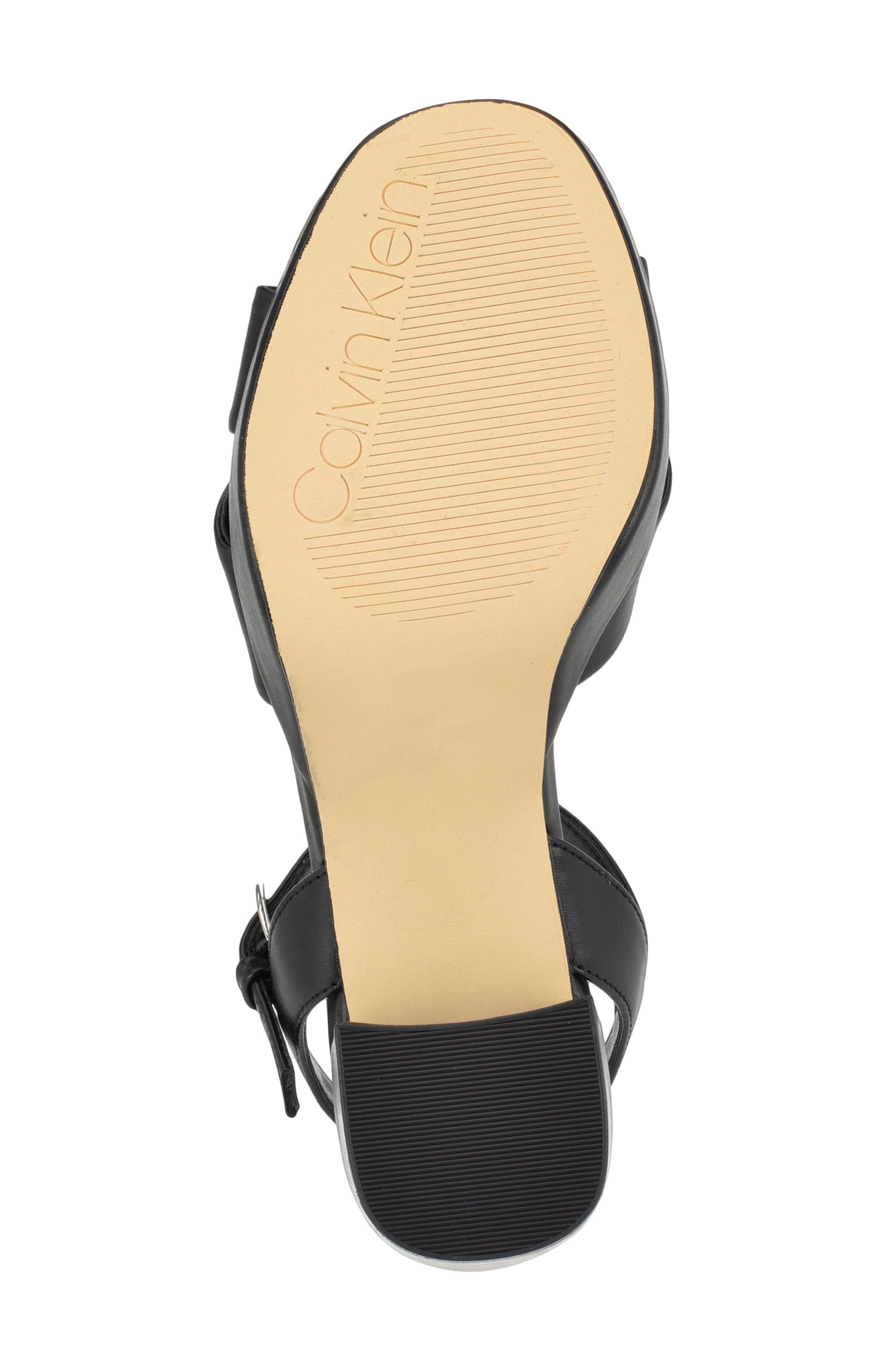 Calvin Klein Lorita Block Heel Sandal, Alternate, color, 