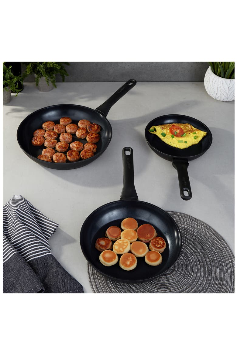DiNA Helix 8-Inch Fry Pan, Alternate, color, BLACK