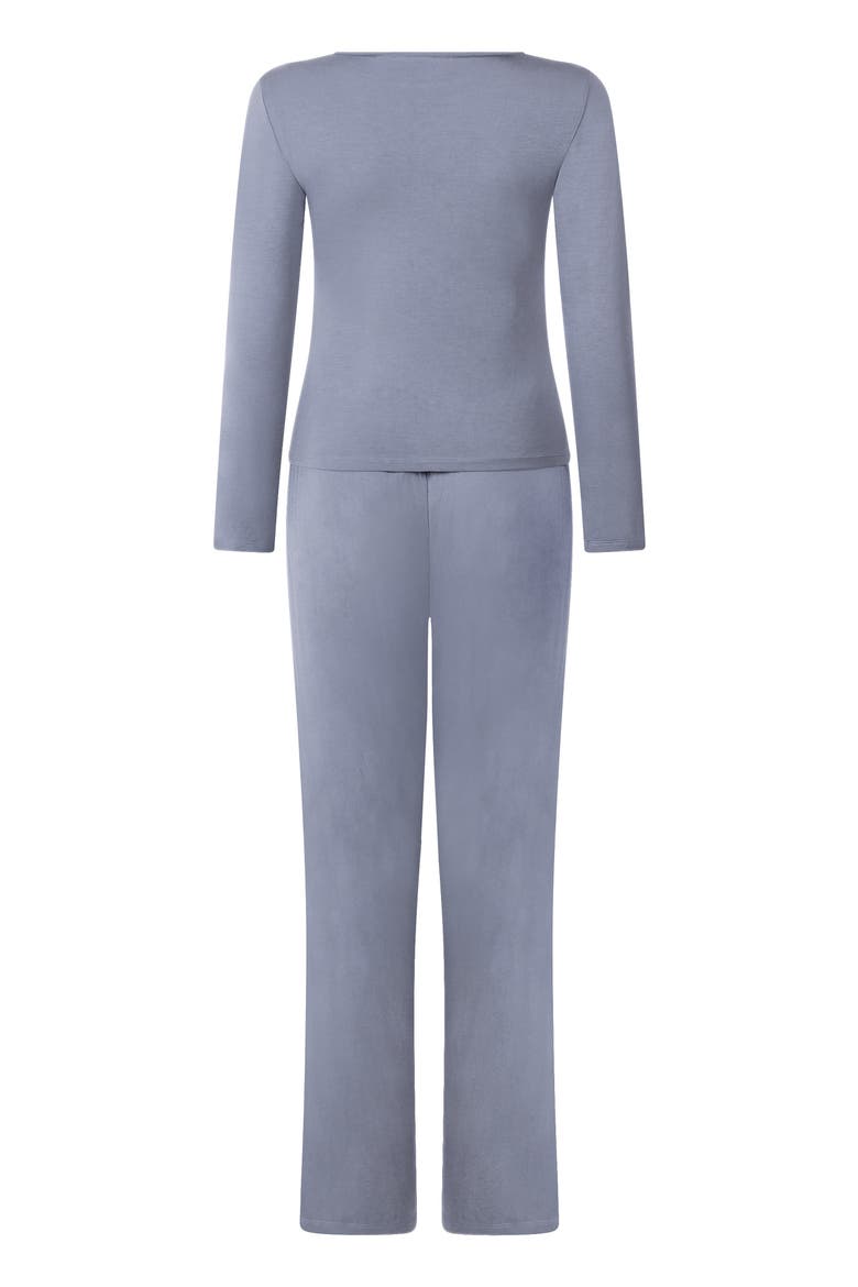 Pajama Set, Alternate, color, Blue