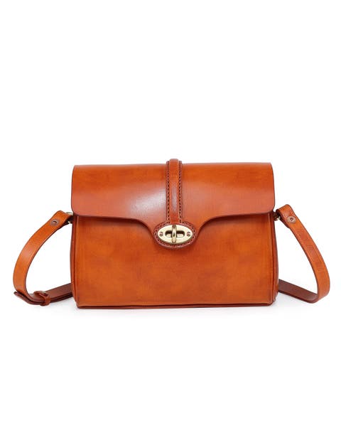 Laurel Genuine Leather Vintage Slim Crossbody