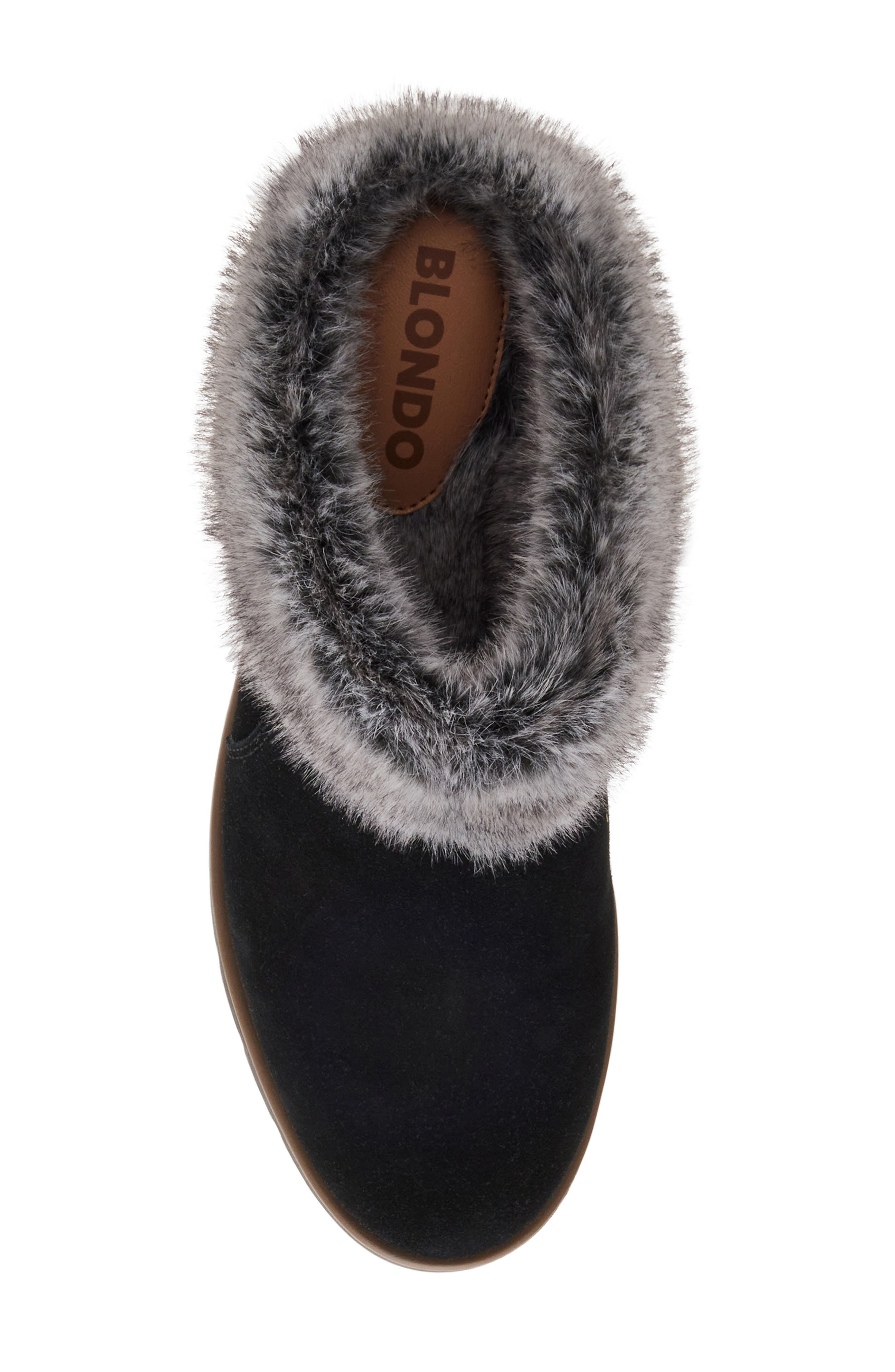 Blondo Karoline Faux Fur Clog, Alternate, color, 