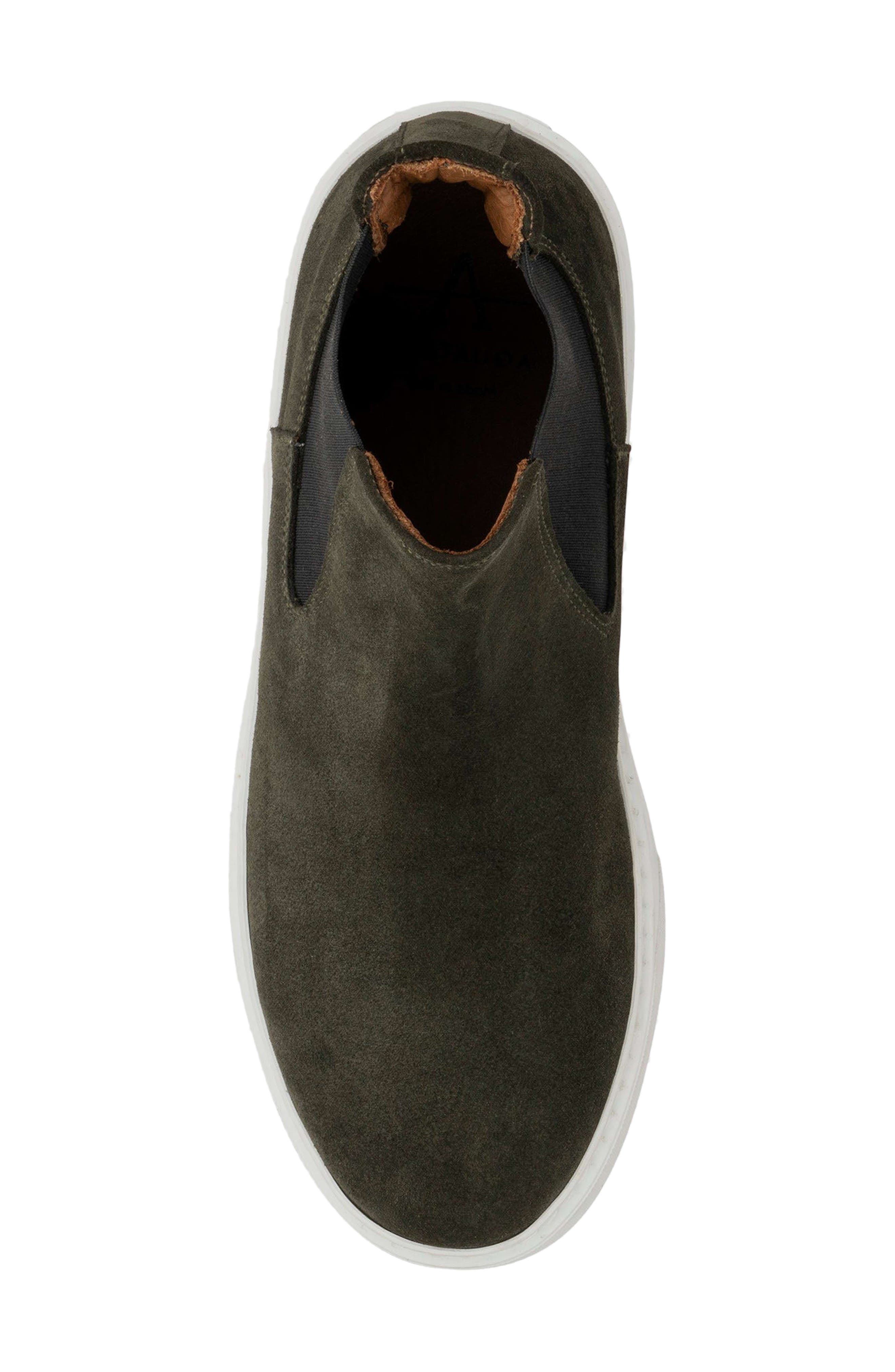 Aquatalia Demario Sneaker Boot, Alternate, color, Dark Green