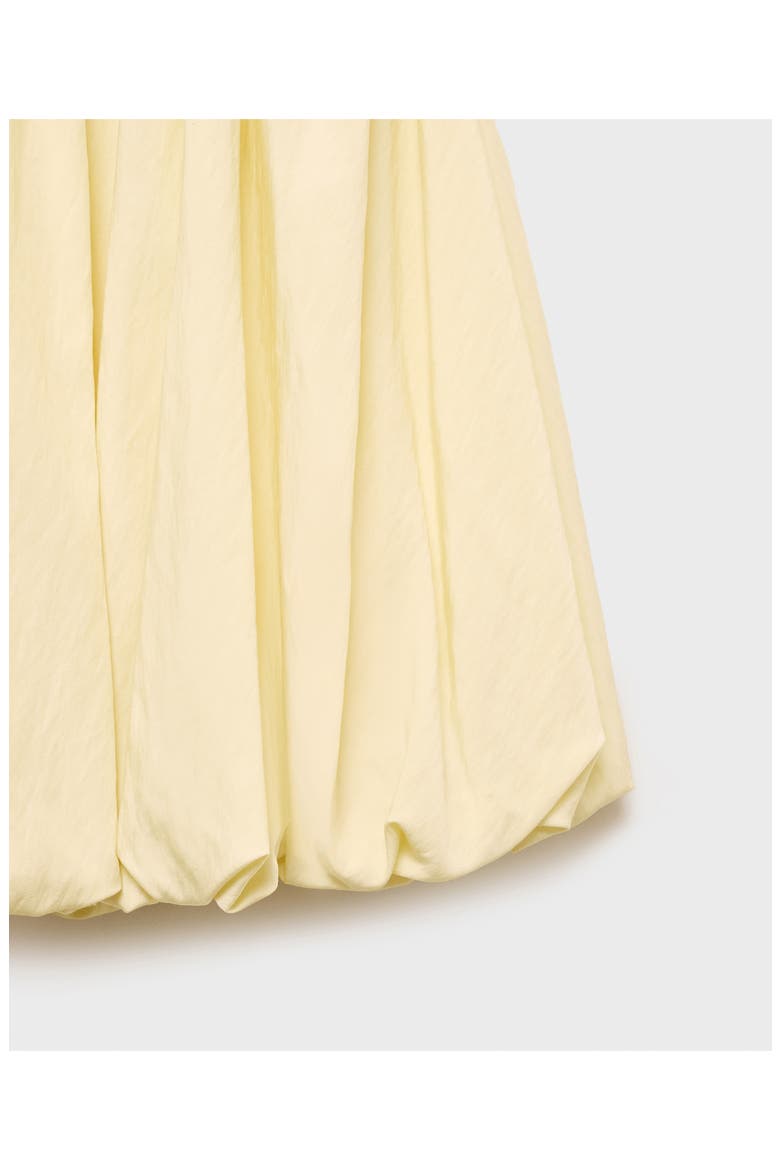 Ruched Bubble Hem Minidress, Alternate, color, PASTEL YELLOW