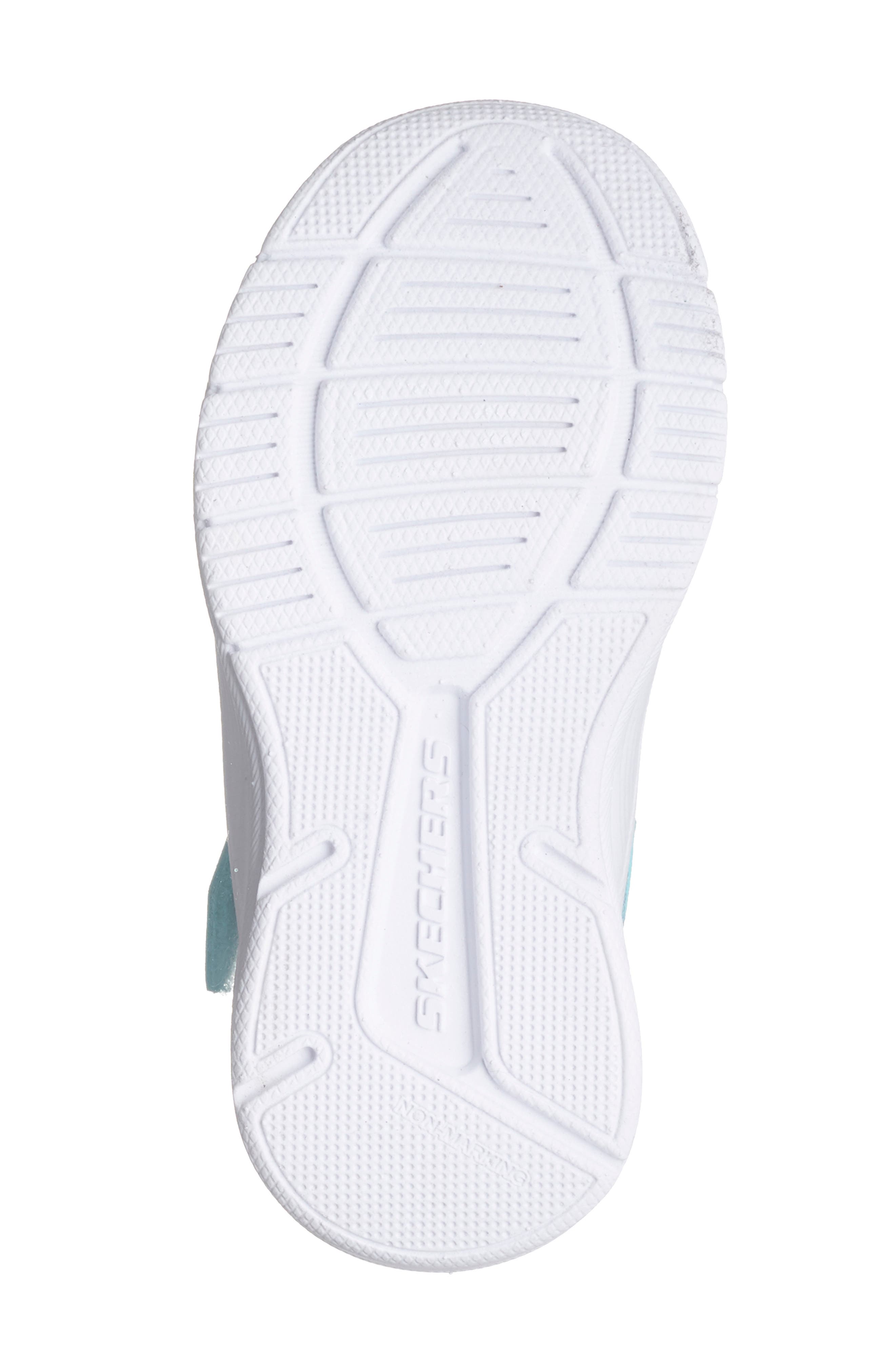 SKECHERS Kids' Microspec Advance Sneaker, Alternate, color, Aqua/ Purple