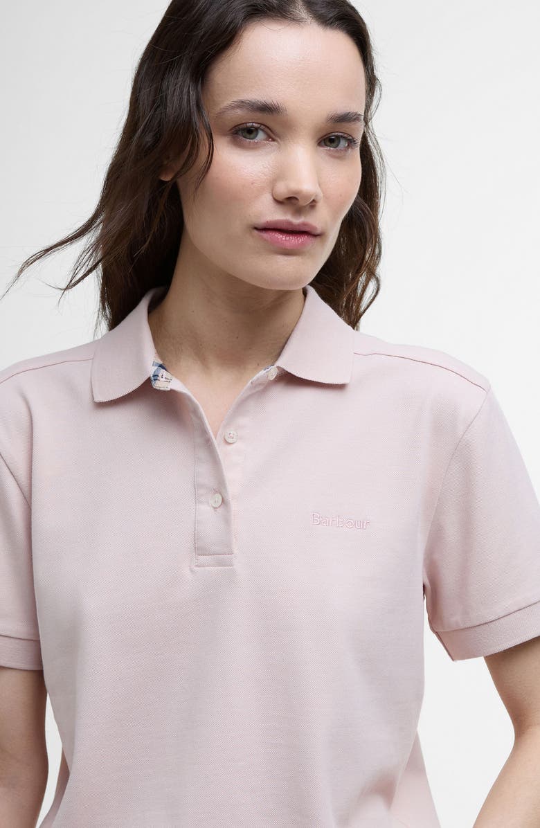 Barbour Bowford Stretch Cotton Polo, Alternate, color, Primrose Pink