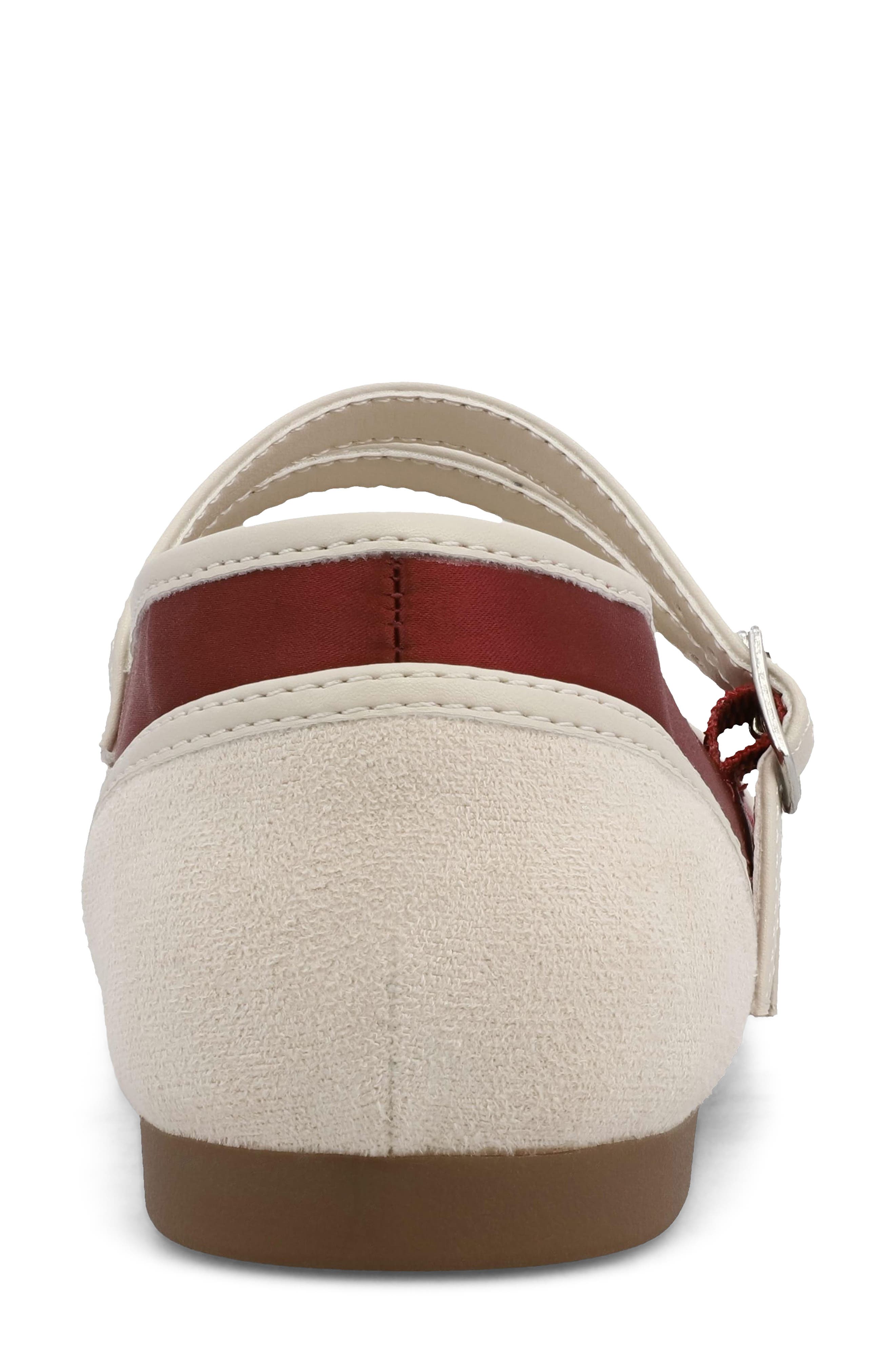 Sorelle Mary Jane Flat, Alternate, color, SANGRIA/ CREAM