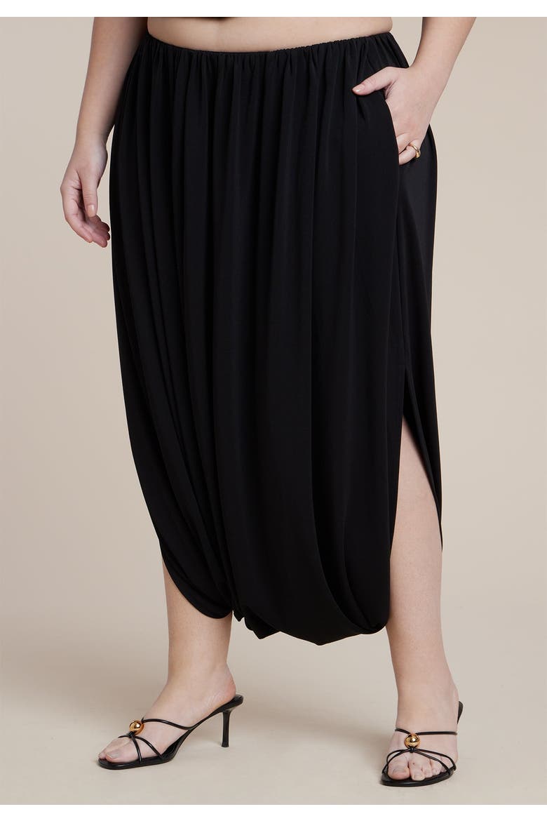 Super Draped Pant, Alternate, color, BLACK ONYX