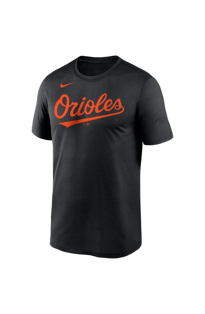 Nike Men's Nike Black Baltimore Orioles Wordmark Legend Performance T-Shirt, Alternate, color,