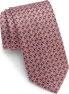 Canali Medallion Geo Silk Jacquard Tie