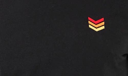Threads 4 Thought Arrow Embroidered Long Sleeve T-shirt In Black