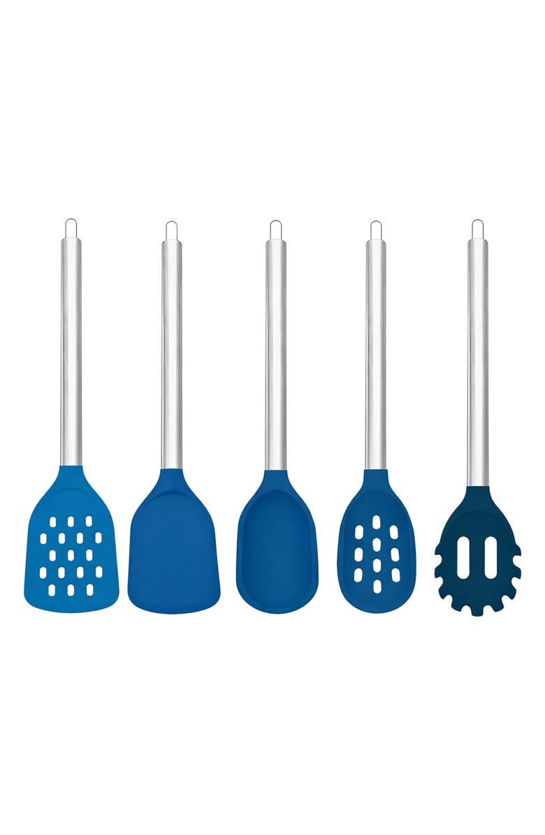 PHANTOM CHEF 5-Piece Cooking Utensil Set, Main, color, Navy